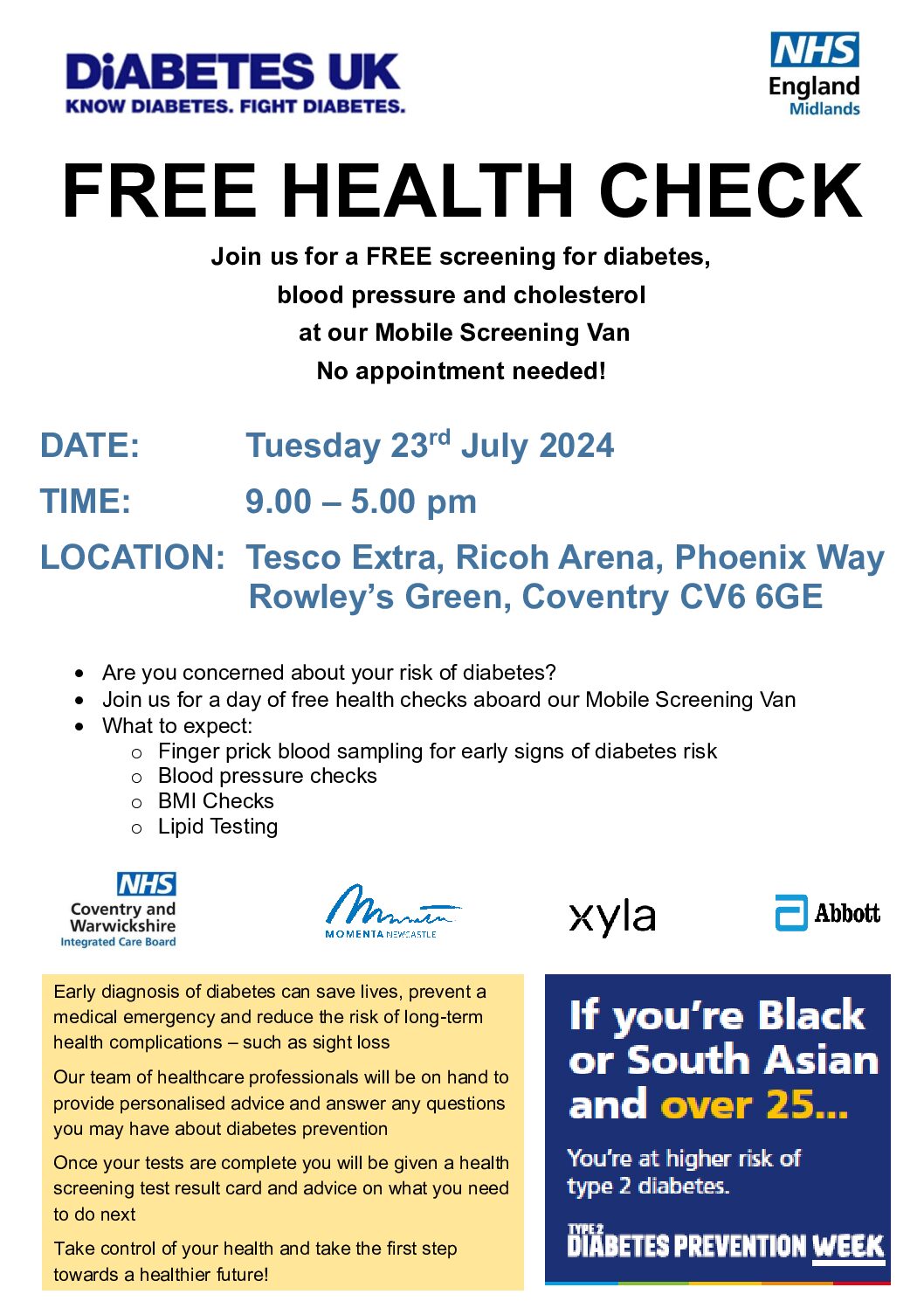Free health check. Full text below