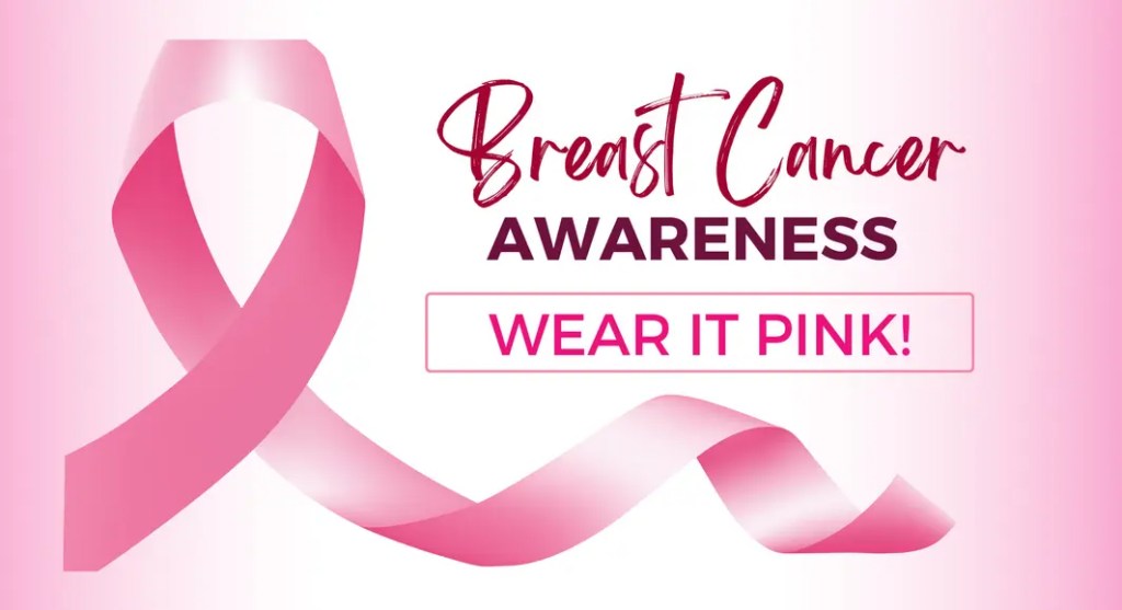Breast cancer awareness. Wear it pink